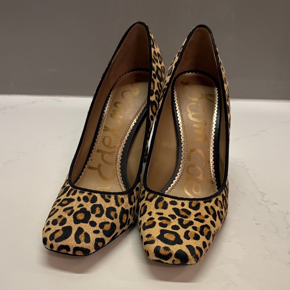 Sam Edelman Leopard Print Heels